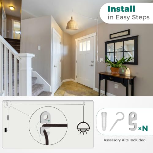 Pendant Light Cord (6.6ft - White)