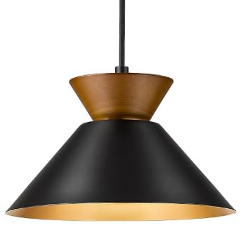 Modern Pendant Light Kitchen Island (Black - 1 Pack)