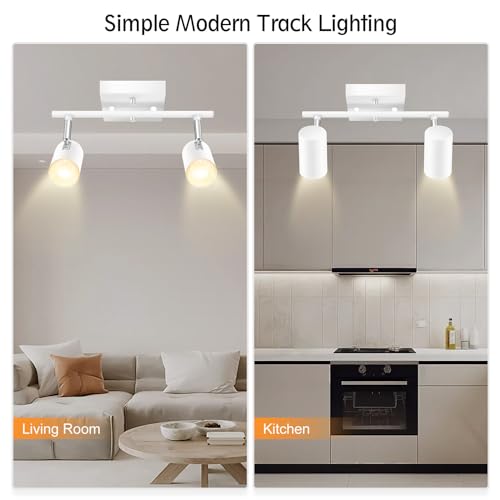 2 Light Track Lighting Kit (2 light-white)