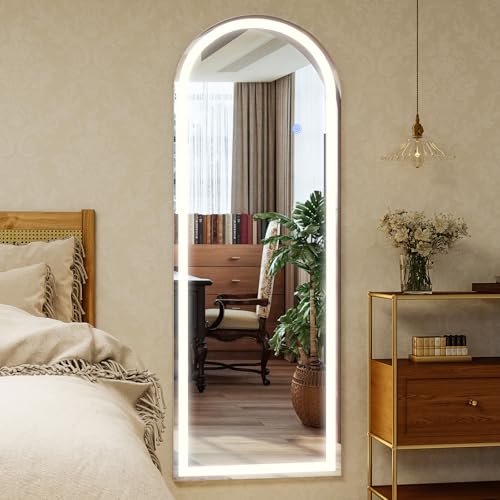 Rounded LED Full Length Mirror