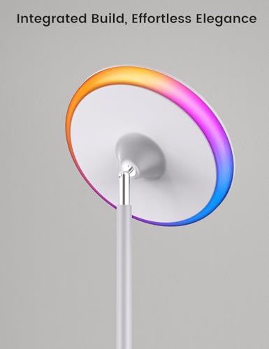 UFO Torchiere Floor Lamp (White)
