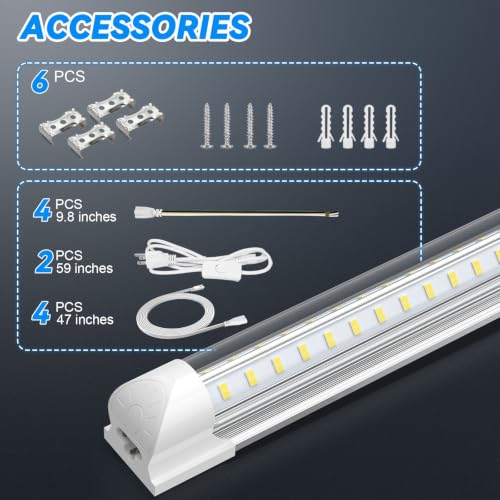 LED Shop Lights 8FT 150W