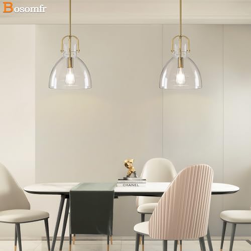 Modern Glass Shade Pendant Light Kitchen Island