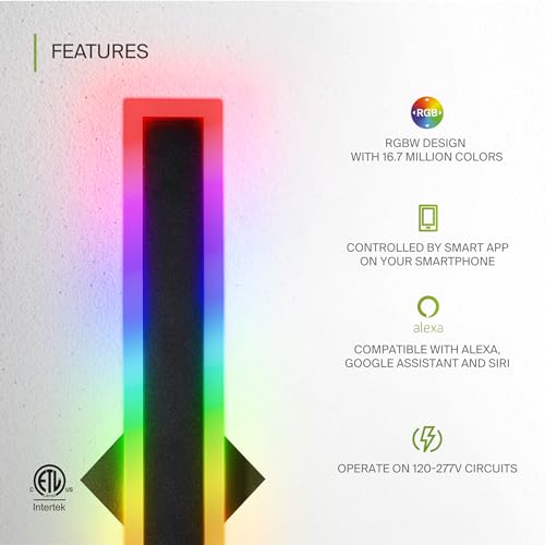 48" LED Linear Wall Sconce (Black)