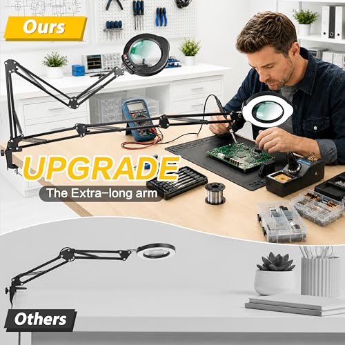15X Magnifying Glass with Light