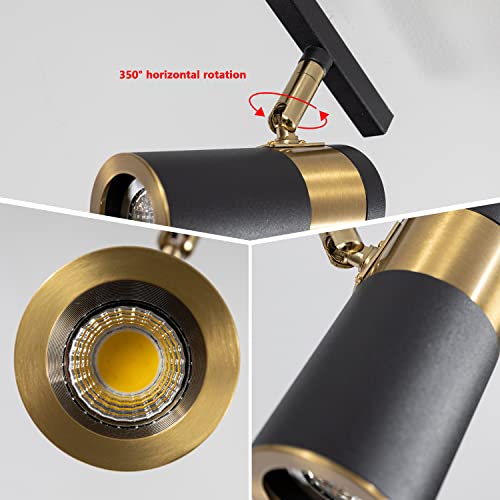 3 Light LED Track Lighting (Black)