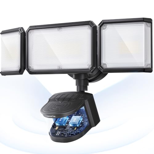 LED Security Light 240° Dual PIR 100 FT Motion Sensor Outdoor
