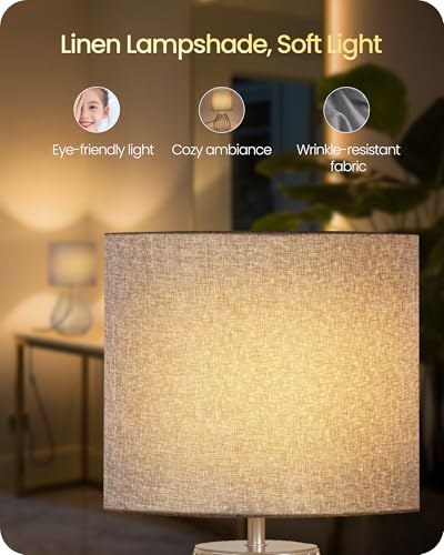 Small Table Lamp (Gray + Silver)