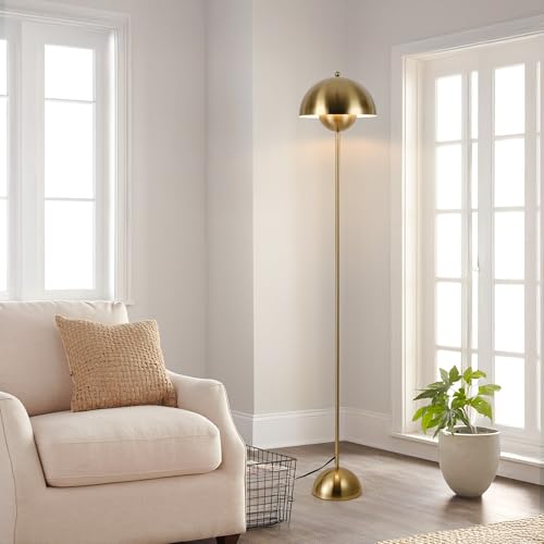 Mid Century Modern Metal Bud Floor Lamp for Home and Office
