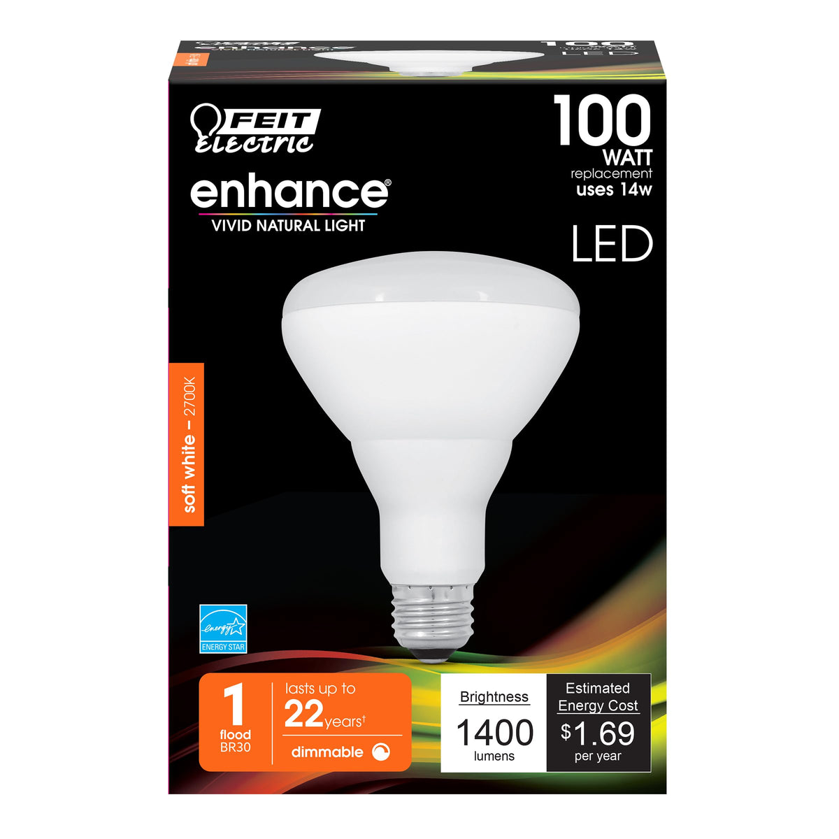 BR30 LED Light Bulbs (2700k Soft White / 4 Pack)