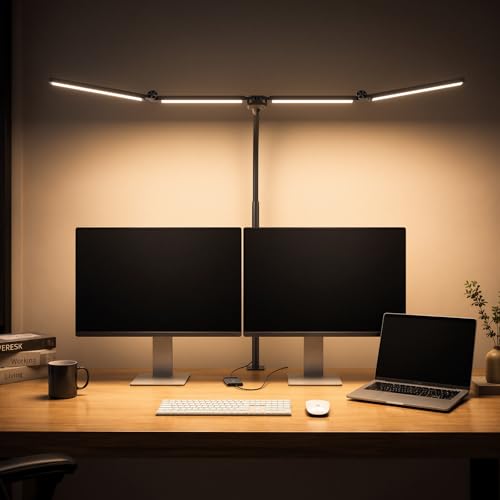 LED Desk Lamps for Home Office (Black)