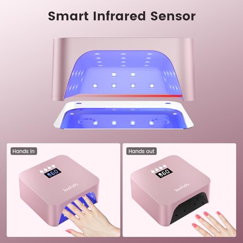 Cordless UV Nail Lamp (Rose Gold)