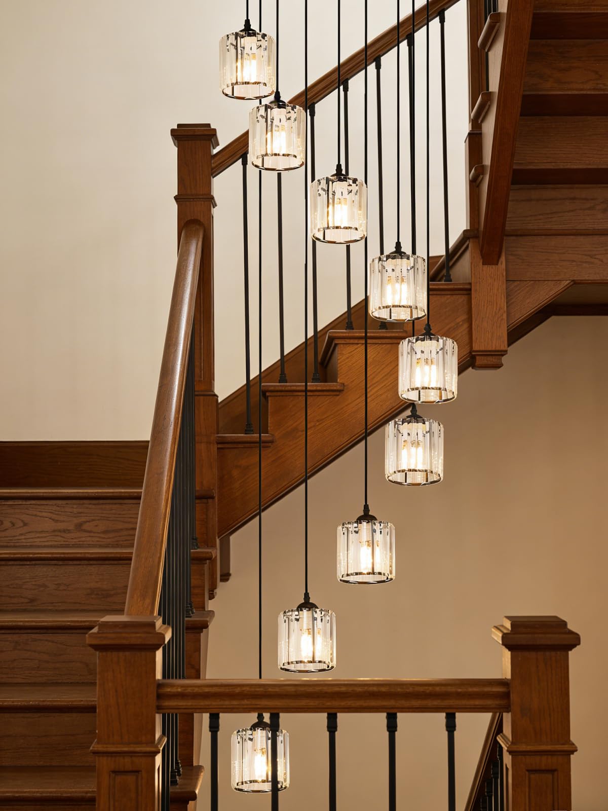 Foyer Chandeliers for High Ceilings 8 (8 lights)