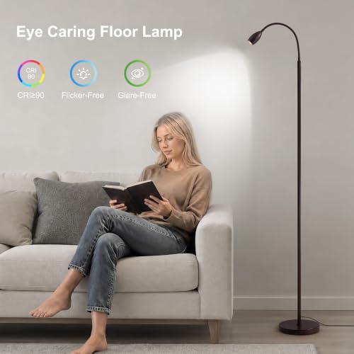 72" Reading Floor Lamp (Brown)