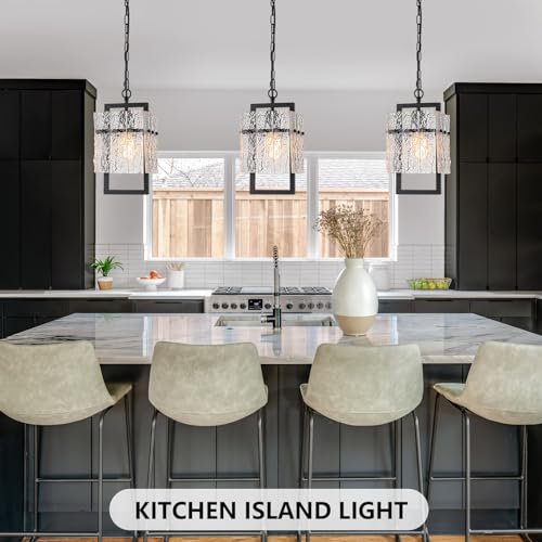 Modern Black Pendant Lights Kitchen Island