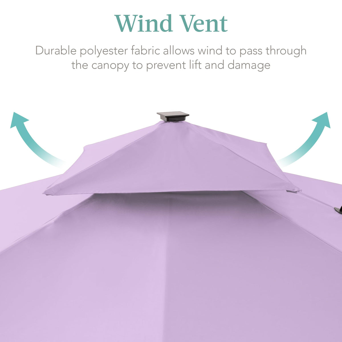 10x10ft Cantilever Patio Umbrella w (10x10ft / Lavender)