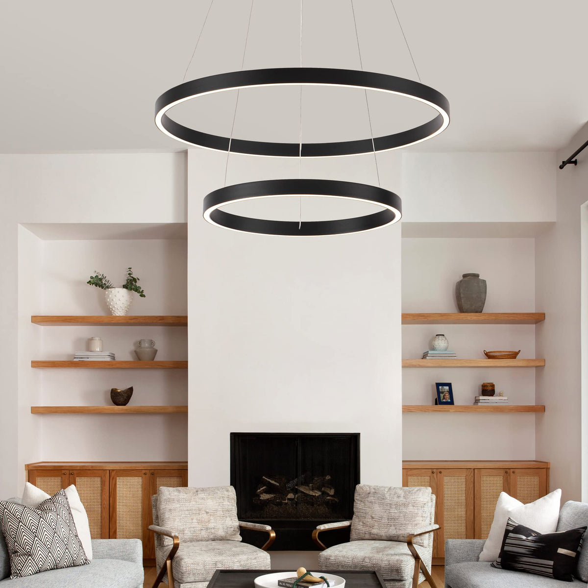 Modern Led Chandelier (15.7"+23.6")