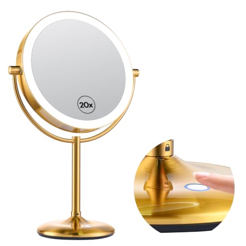 20x Makeup Mirror with Lights