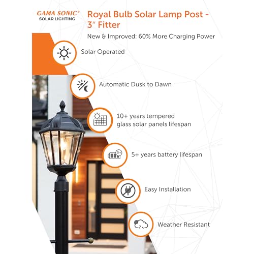 Outdoor Solar Lamp Post Light