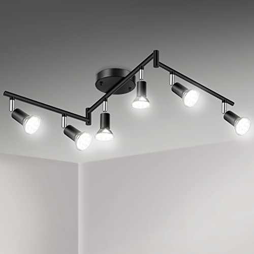 LED 6 Light Track Lighting Kit (Black / 6 Light)