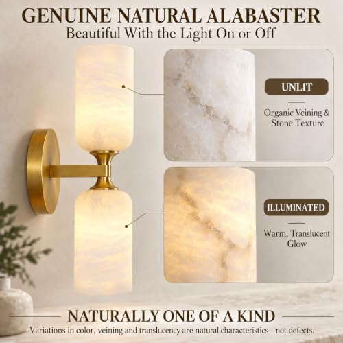 Alabaster Wall Sconce