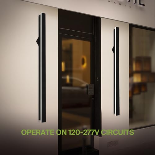 72" LED Linear Wall Sconce (Black)