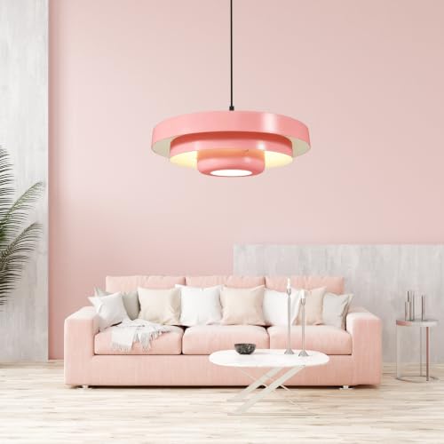 Pink Pendant Light (Pink / 19.7 Inch)