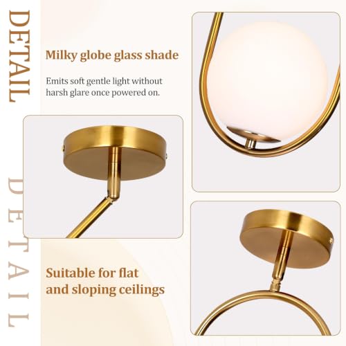 Gold Pendant Light (Gold-2026 upgraded version E26)