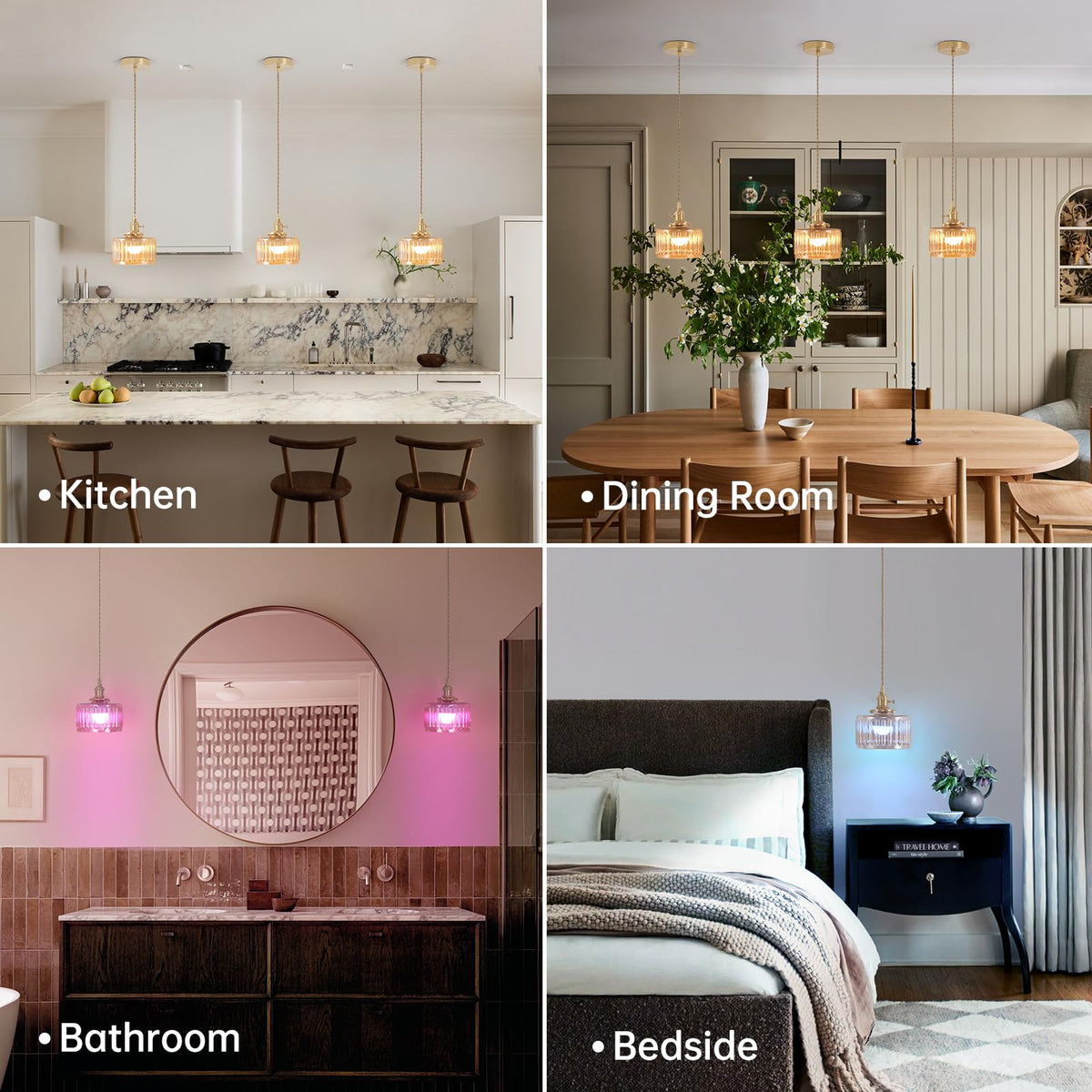 Battery Operated Pendant Light 5000mAh Rechargeable Chandelier with Remote Control Wireless Adjustable Hanging Amber Striped Light for Kitchen Island Dining Room Hallway (Z-Striped Amber new)