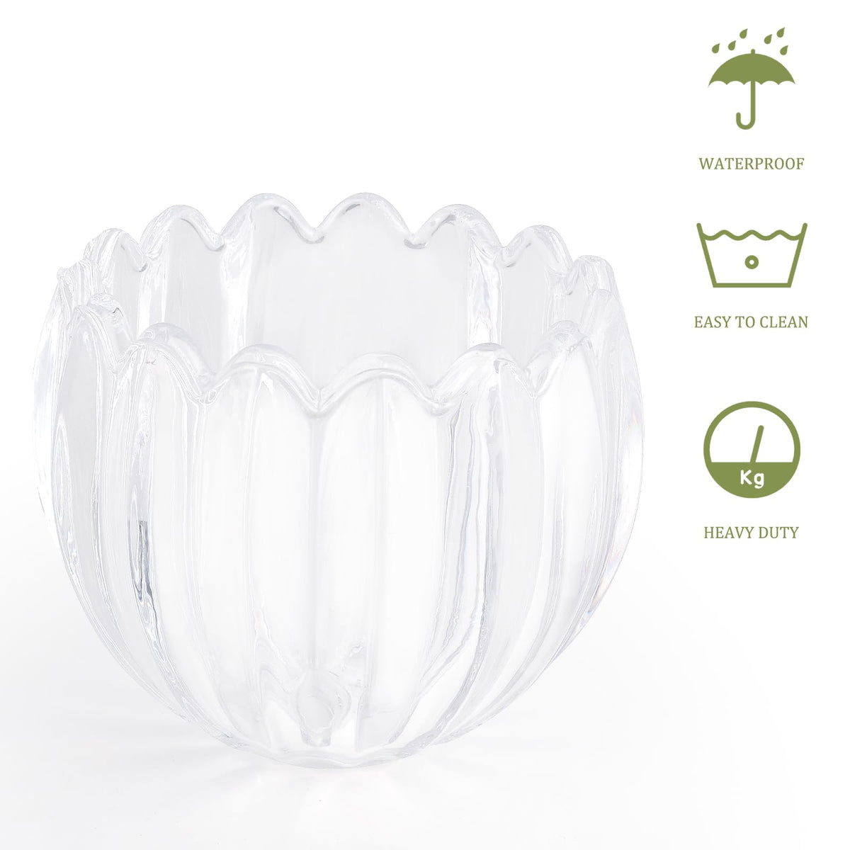 Tulip Lamp Shades Replacement (Clear)