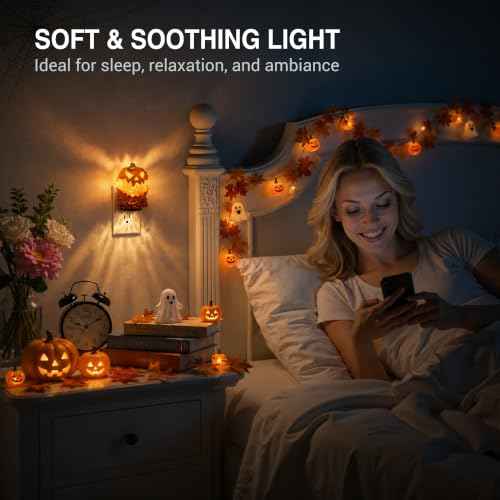 Halloween Night Light (Cracked Pumpkin - RGB / 1 Pack)