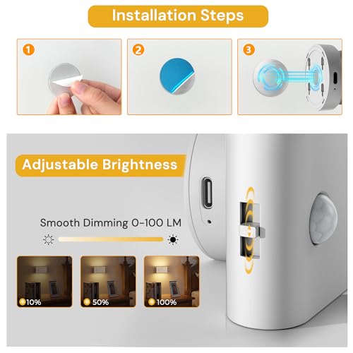 Motion Sensor Night Light (Soft White / 2 Pack)
