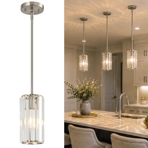Nickel Pendant Light (Nickel / Round-3-Pack)