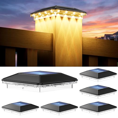Solar Post Cap Lights Outdoor