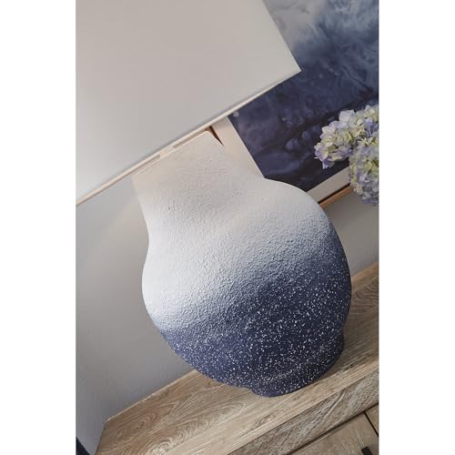 Dashland Coastal Table Lamp (White/Navy / Table Lamp)