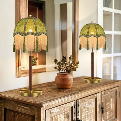Victorian Gold Table Lamp for Living Room Bedroom (A)