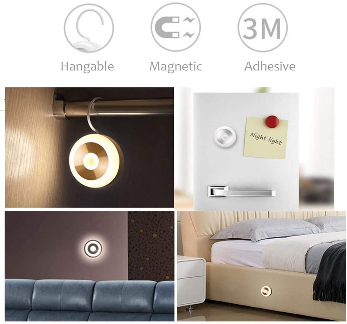 Motion Sensor Night Light (2 Packs)