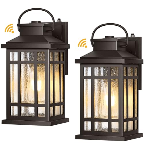 Exterior Lighting Fixtures (Oil-Rubbed Bronze / Dusk to Dawn Sensor-2 Pack)