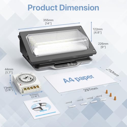 LED Wall Pack with Timer (Timer)