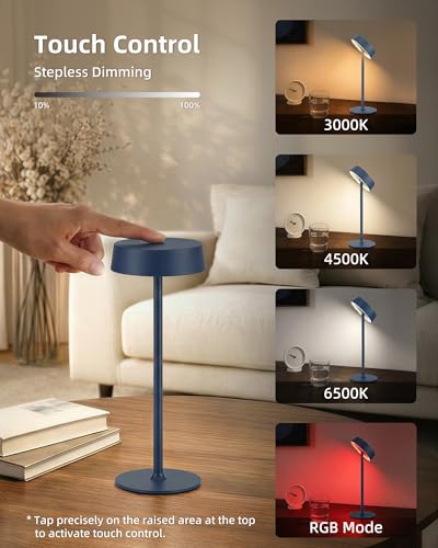 Cordless Lamp (Blue)
