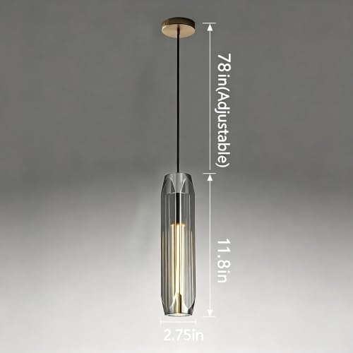 Modern Pendant Light Fixture (small-smoke gray)