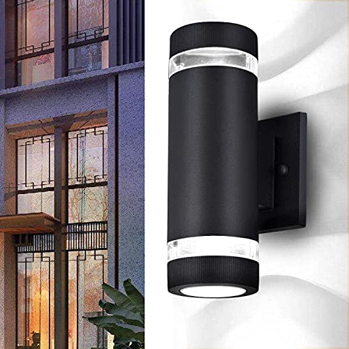 Outdoor Wall Sconce Lights (Cylinder 2 Pack)