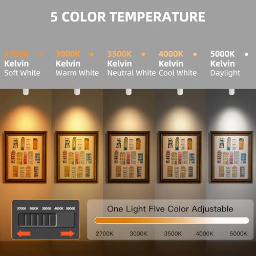 LED Track Lighting Kit 48W Track Light (White)
