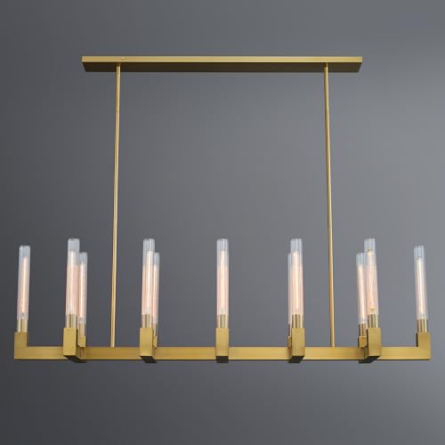 Modern Crystal Chain Chandelier for Foyer Dining Room Living Room