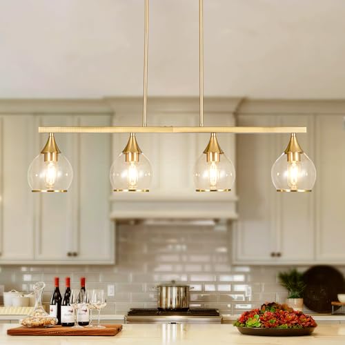 Island Light for Kitchen (Gold / 4-Light)