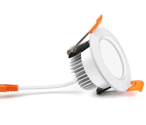 2 Inch LED Recessed Lighting (4000k (Natural White) / 1 Pack (White))