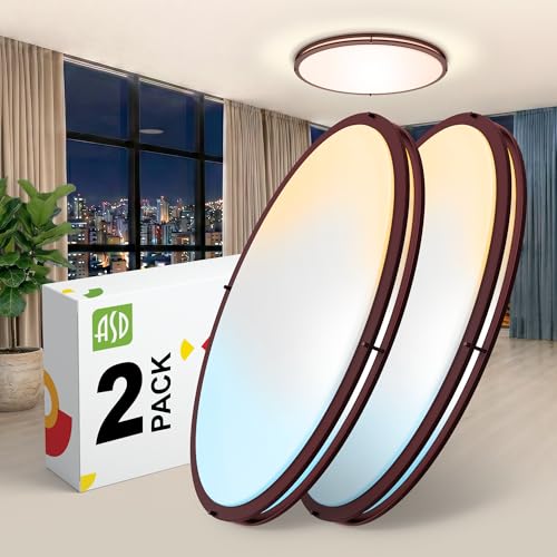 LED 32" Oval Flush Mount Lighting (Oil-Rubbed Bronze)