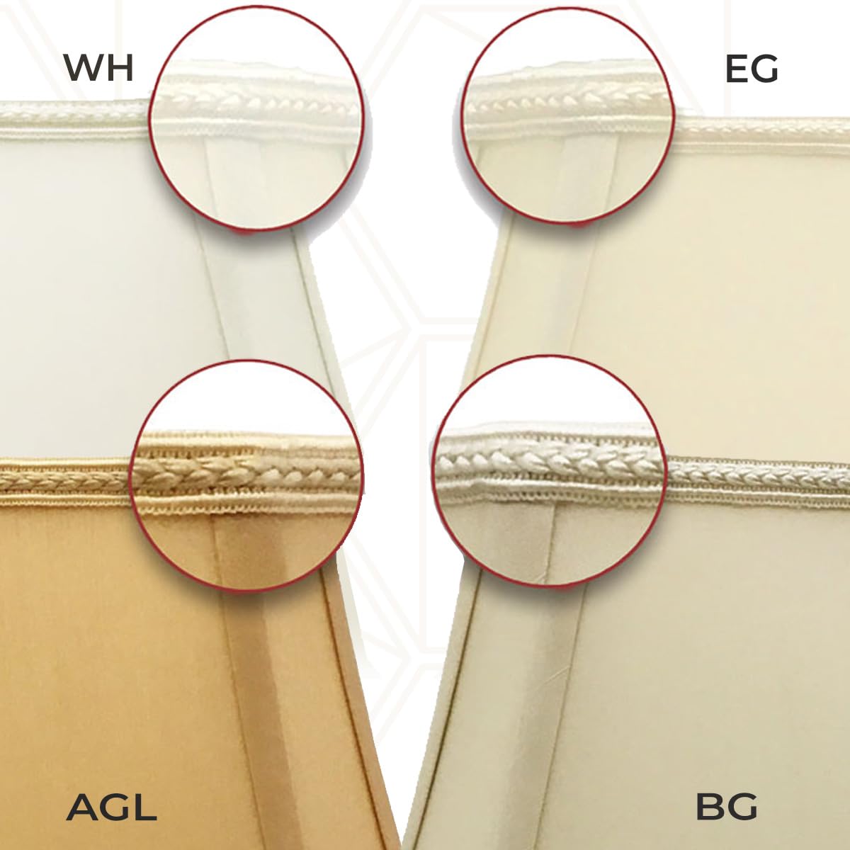 DSO-68-14AGL Rectangle Cut Corner Bell Designer Lamp Shade, (6x8) x (9x14) x 10.625, Antique Gold ((6 x 8) x (9 x 14) x 10.625 / Antique Gold)