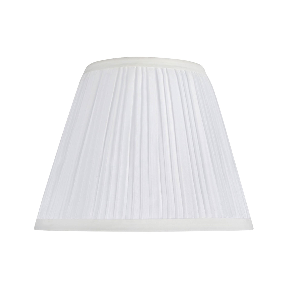 32006A Transitional Hardback Empire Shape Spider Construction Lamp Shade in Pleated White (White)