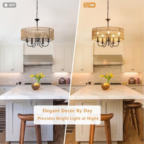 Modern Farmhouse Chandelier Light Fixtures